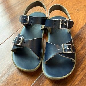 Footmates Navy Sandals Sz 9
